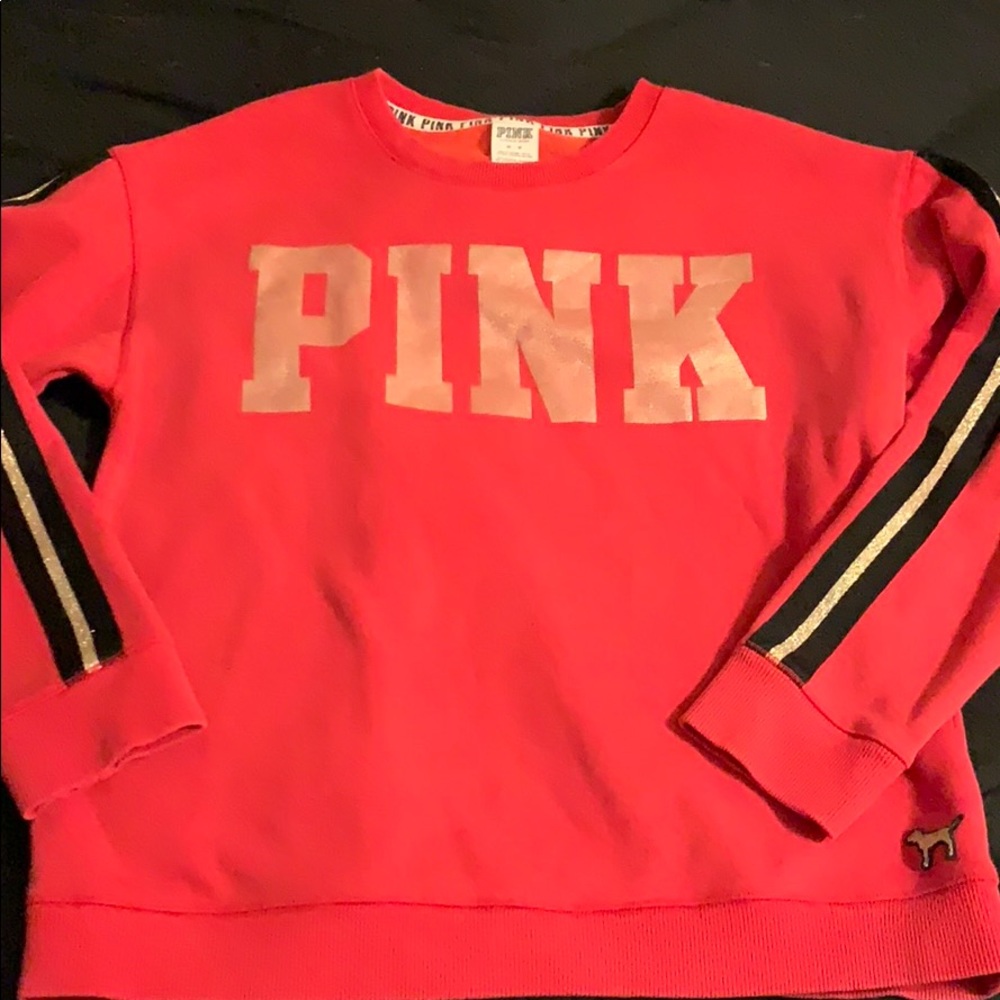 PINK crew neck sweater